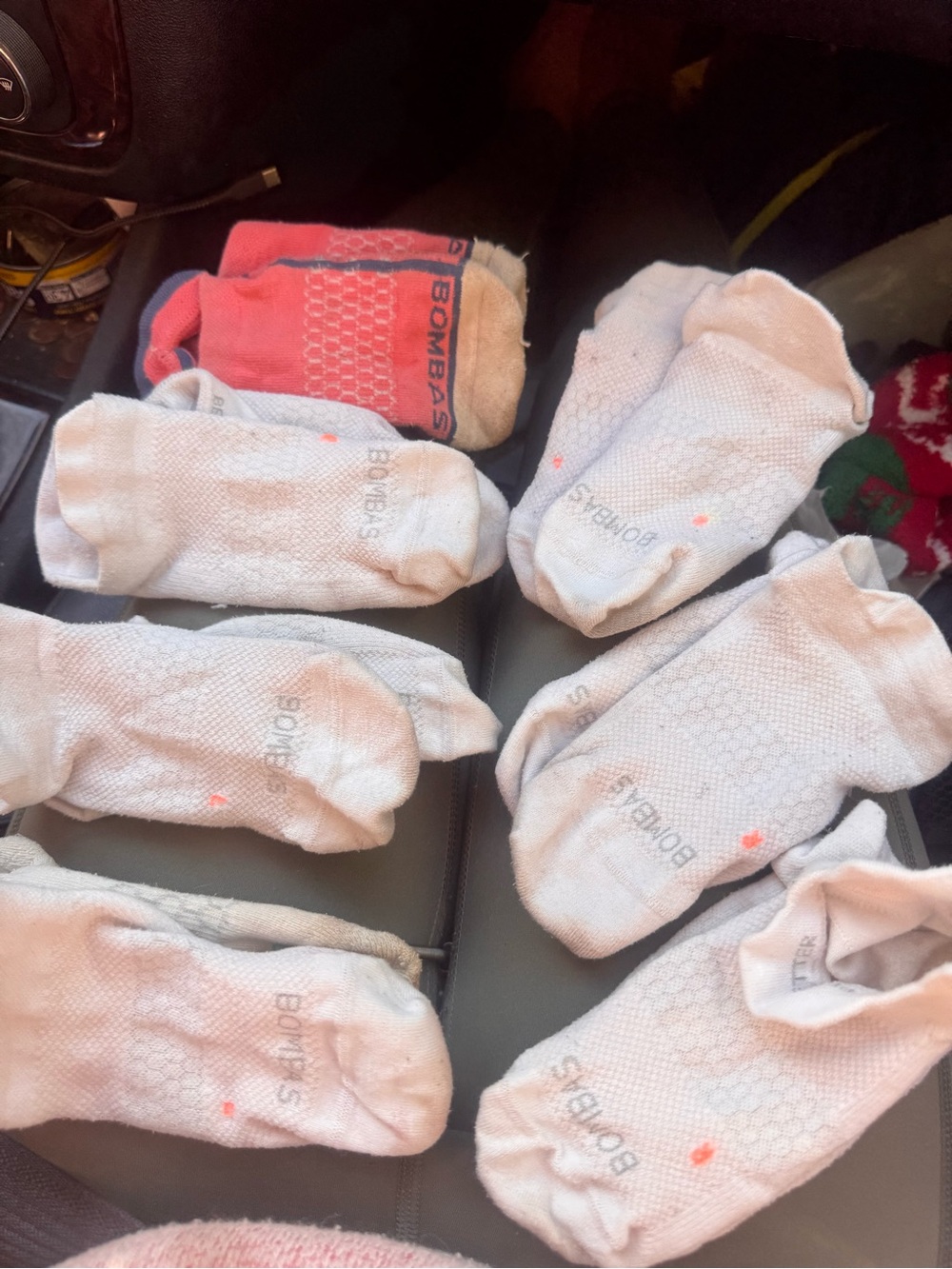 7 pairs Bombas Low-Cut Ankle Socks - youth 4-7